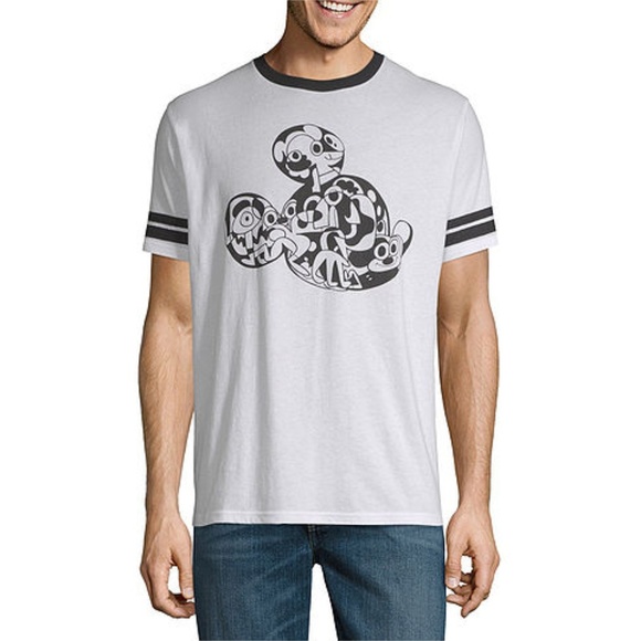 Disney Other - New! Disney Mickey Mouse x Jon Burgerman Ringer T-Shirt